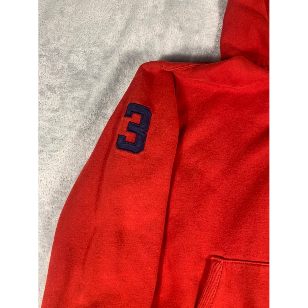 Polo Ralph Lauren Big Pony Hoodie Plaid Hood Red Men Size XL - Picture 2 of 10